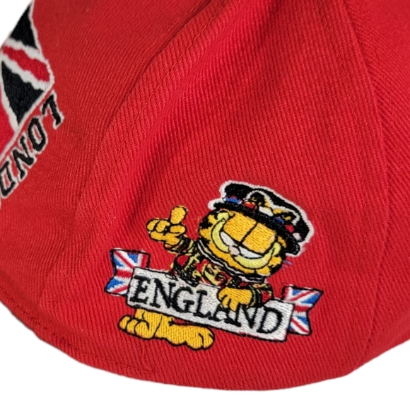 London England Garfield Embroidered Vintage Hat Collectible Baseball Cap OS - Picture 3 of 11